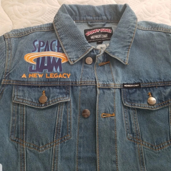 LOONEY TUNES SPACE JAMS Members only JACKET SIZE L - Picture 6 of 9